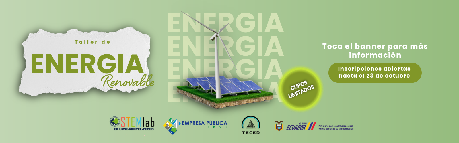 Banner Energia renovable
